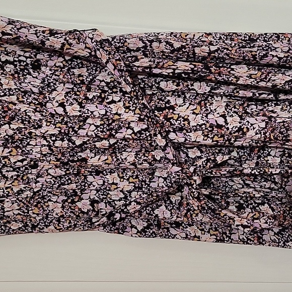 a.n.a. Flowy Multicolour Flower Pattern Midi Dress US XS - Picture 3 of 14